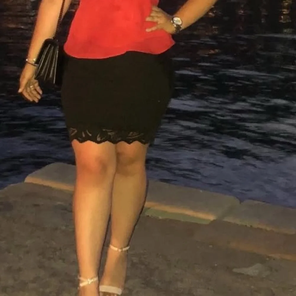H&M Black Mini Pencil Skirt Night Out - Picture 1 of 5